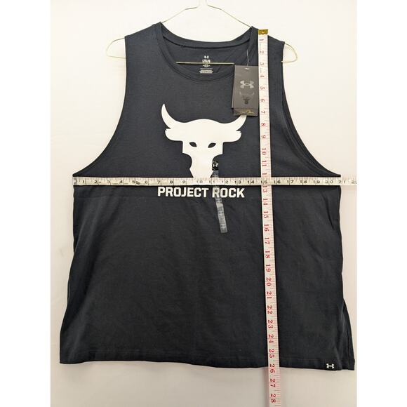 NWT Under Armour Project Rock Women's Tank in Black size Large - Picture 7 of 7